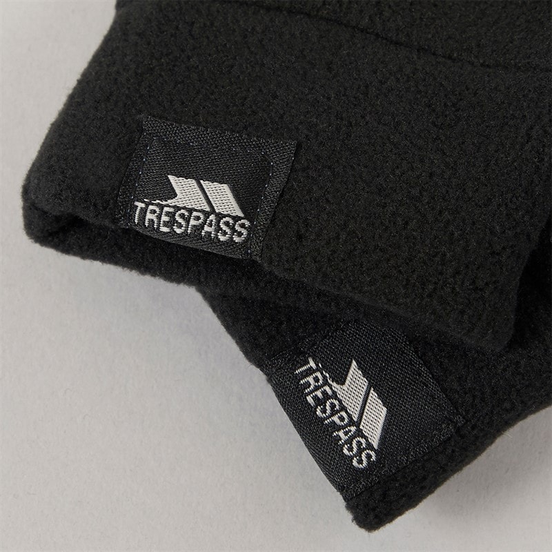 Kids Lala II Fleece Gloves Black - Image 2