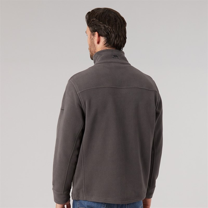 Mens Bernal Full Zip Fleece Jacket Carbon - Image 2