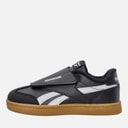 Infant Smash Edge Hook And Loop Trainers Black/White/Gum
