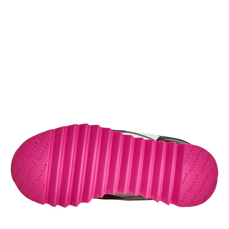 Girls Reebok Royal Classic Jogger Platform Trainers White - Image 2