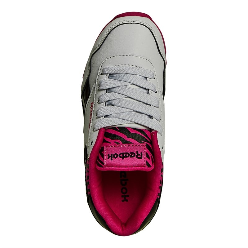 Girls Reebok Royal Classic Jogger Platform Trainers White - Image 4