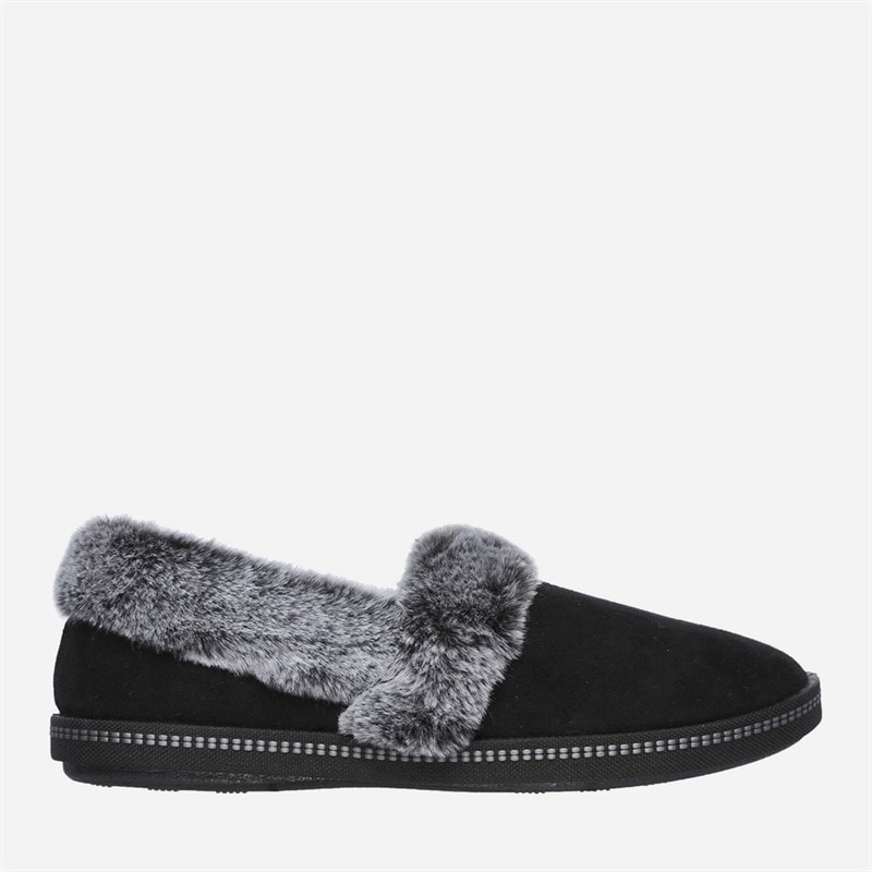 SKECHERS Womens Cozy Campfire Team Toastie Slippers Black