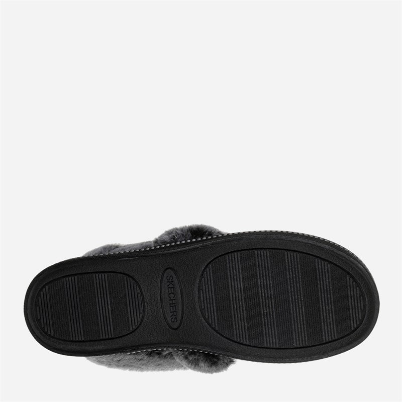 Womens Cozy Campfire Team Toastie Slippers Black - Image 2