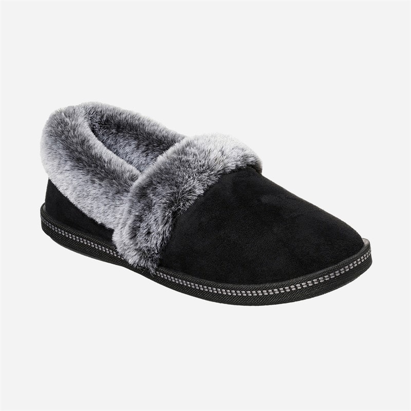 Womens Cozy Campfire Team Toastie Slippers Black - Image 3