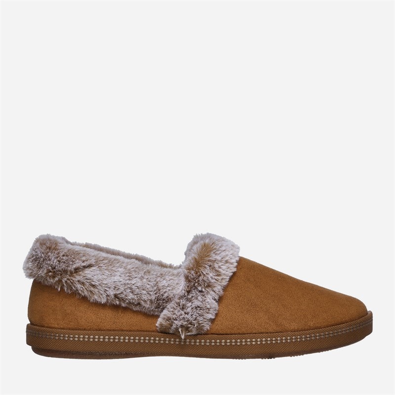 SKECHERS Womens Cozy Campfire Team Toastie Slippers Brown
