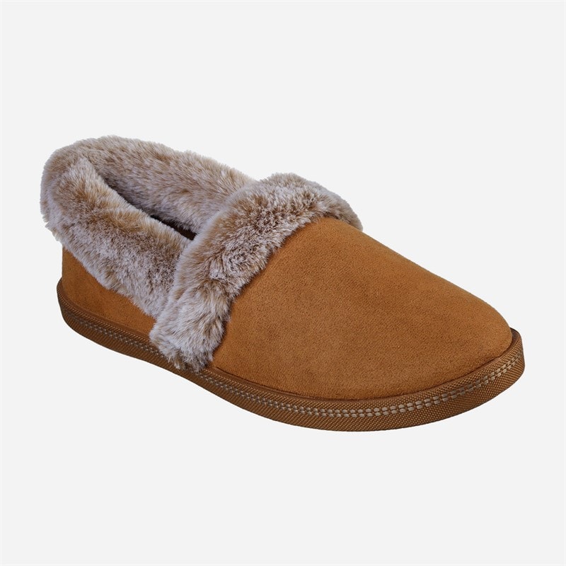 Womens Cozy Campfire Team Toastie Slippers Brown - Image 3