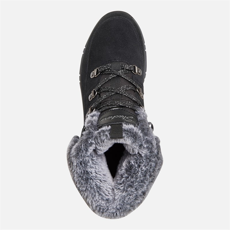 Womens Waterproof Trego Snow Worries Boots Black - Image 4