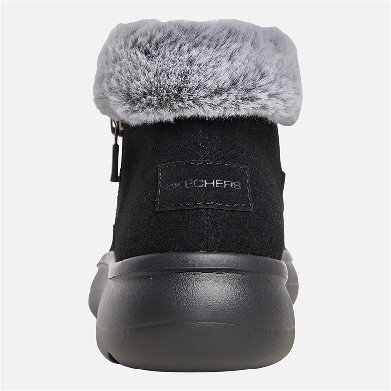 Womens On The Go Encore Snow Capped Boots Black - Image 3