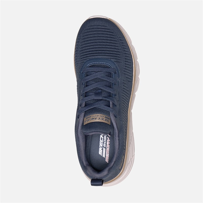 Womens Bobs B Flex Hi Flying High Sneakers Navy - Image 4