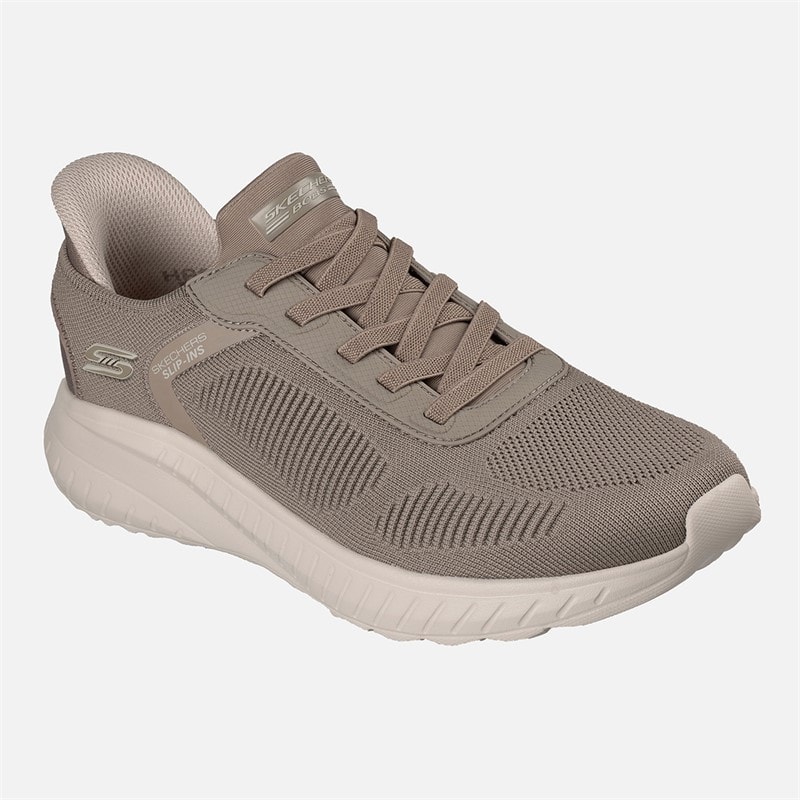 Mens Bob Squad Chaos Solid Step Sneakers Brown - Image 2