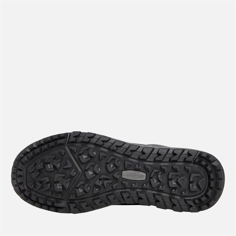 Mens Burbage 2 Low HydroDRY Waterproof Trail Walking Shoes Black - Image 2