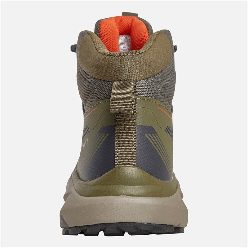 Mens Higger 2 Mid HydroDRY Waterproof Trail Walking Boots Olive/Beluga - Image 3