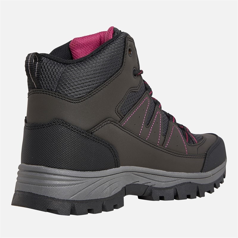 Womens WinHill Mid HydroDRY Waterproof Trail Walking Boots Black - Image 5
