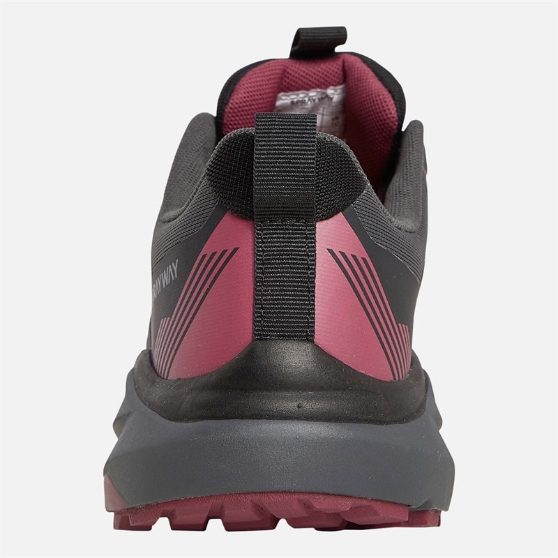 Womens Higger 2 HydroDRY Waterproof Trail Walking Shoes Black/Purple - Image 3