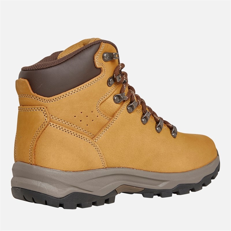 Mens Hordan Nubuck Leather HydroDRY Waterproof Trail Walking Boots Honey - Image 5