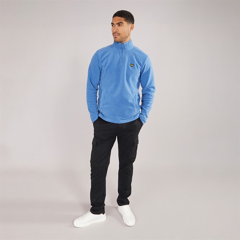 Mens Blade 1/4 Zip Fleece Cobalt - Image 4