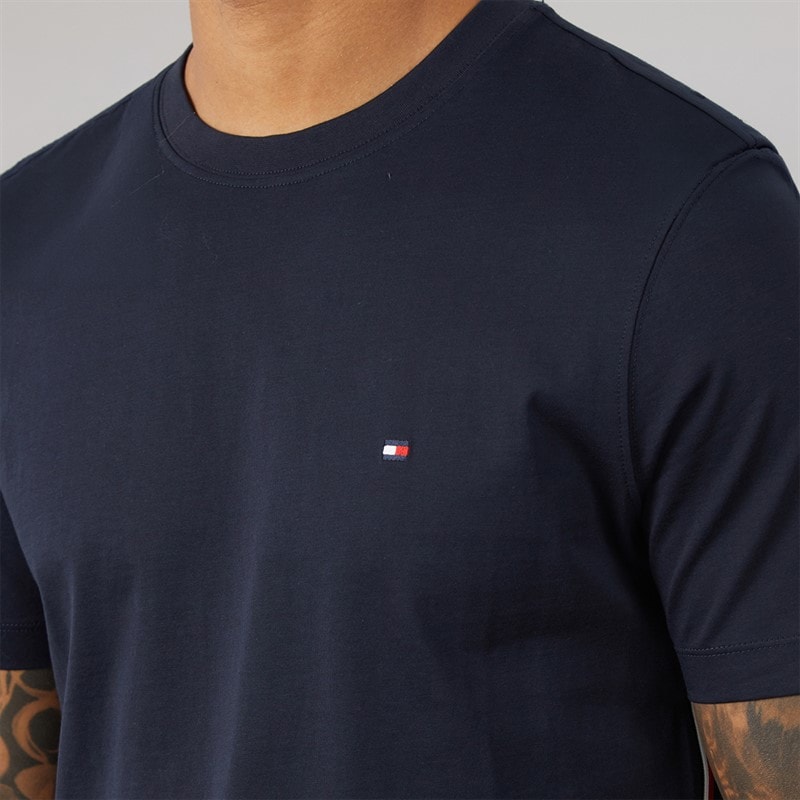 Mens Global Stripe T-Shirt Desert Sky - Image 5