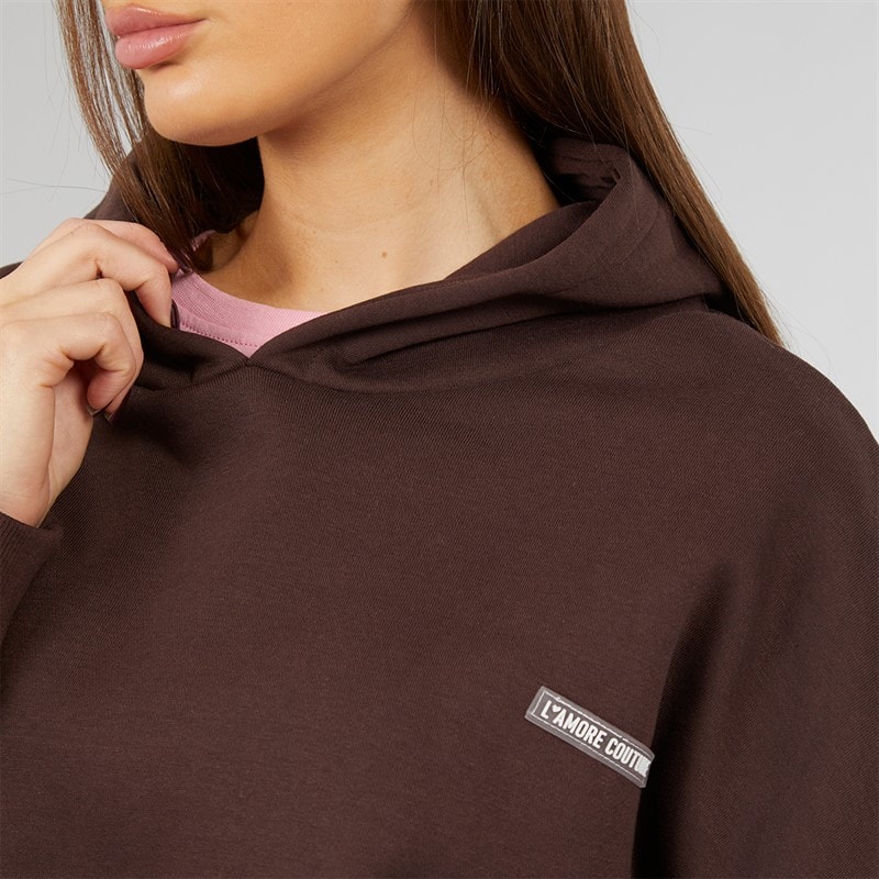 Womens Ryleigh Hoodie Brown - Image 5