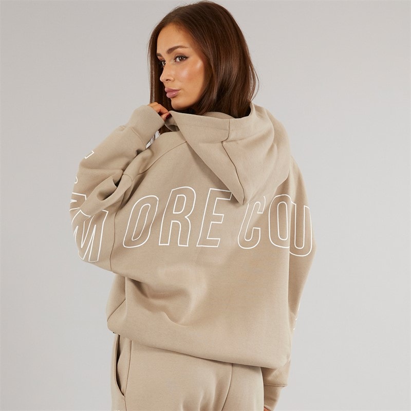 Womens Norwalk Hoodie Taupe - Image 1