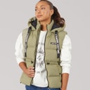 Womens Starling Short Gilet Khaki