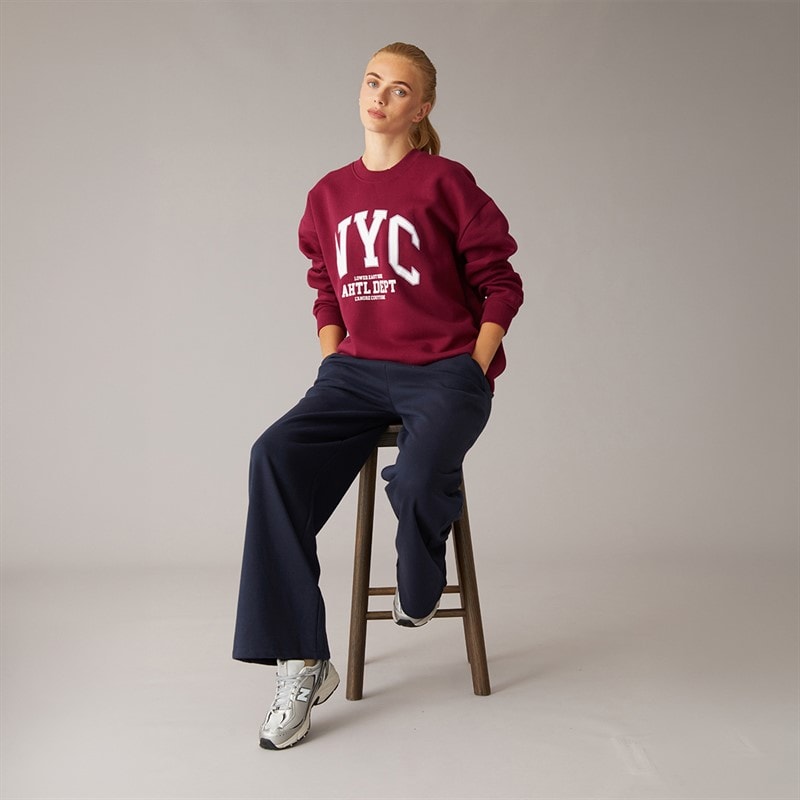 Womens Serlida Sweatshirt Light Burg - Image 4