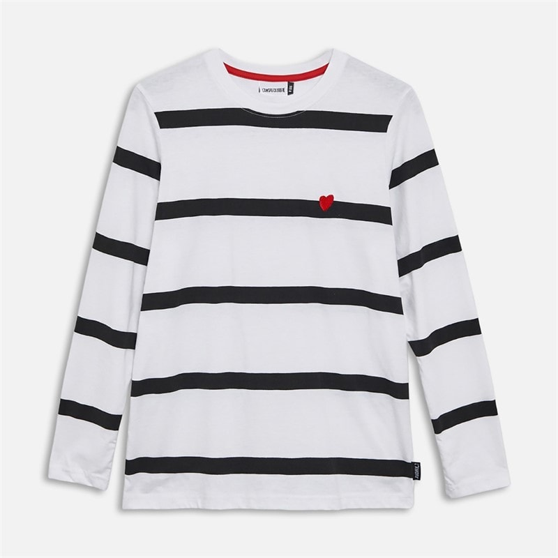 Womens Esmeray Three Pack Long Sleeve T-Shirts Stripe/Light Grey Marl Stripe/Light Grey Marl/Black - Image 2