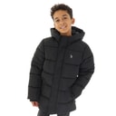 Boys Heavy Puffer Coat Black
