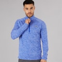Mens UA Tech 2.0 1/2 Zip Royal/Graphite