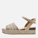 Womens Norma Chunky Ankle Strap Sandals Birch