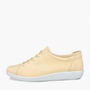 Womens Soft 2 Anniversary Leather Trainers Straw