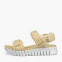Womens Gruuv Sol Nubuck Ankle Strap Sandals Straw