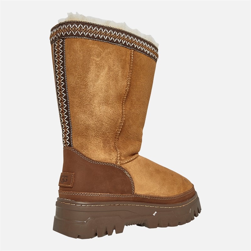 Womens Classic Tall Trailgazer Boots Chestnut - Image 4