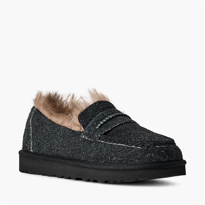 Womens Ellis Loafer Slippers Black - Image 2