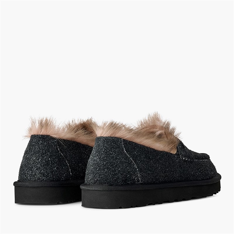 Womens Ellis Loafer Slippers Black - Image 4