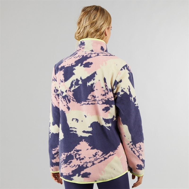 Womens Lake District Zip Through Fleece Jacket Multi - Image 2