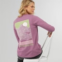 Womens Cullen Long Sleeve T-Shirt Rosebud