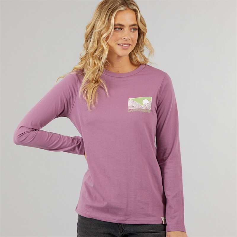 Womens Cullen Long Sleeve T-Shirt Rosebud - Image 2