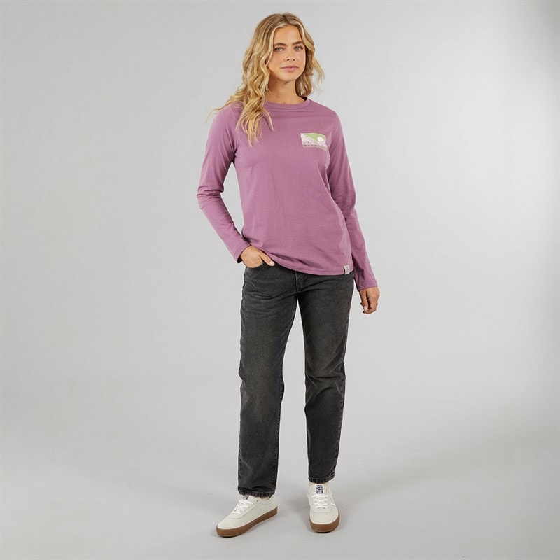 Womens Cullen Long Sleeve T-Shirt Rosebud - Image 4