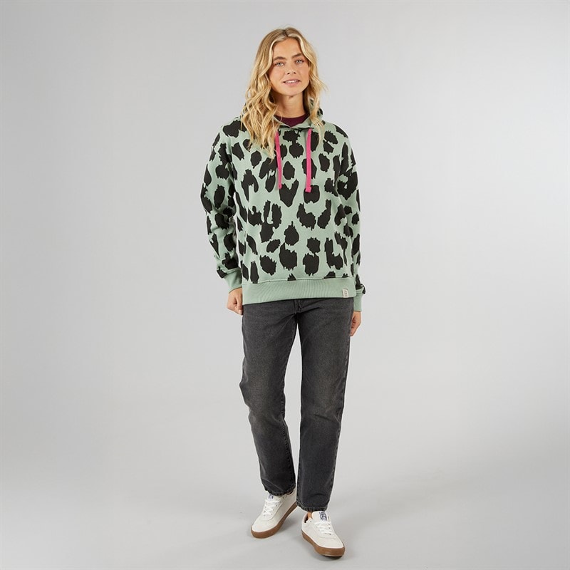 Womens Rhyl Hoodie Green Bay - Image 3