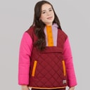 Girls Whitworth Puffer Coat Plum