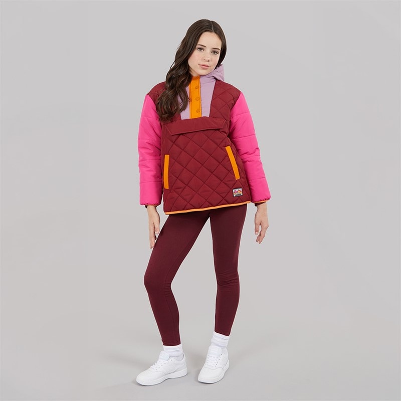 Girls Whitworth Puffer Coat Plum - Image 4