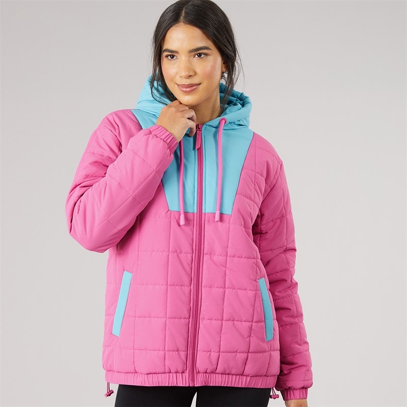Womens Ash OTH Padded Jacket Hot Pink - Image 3