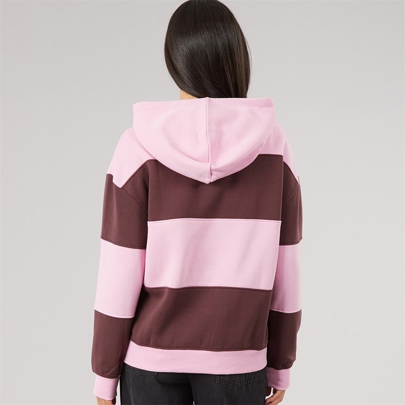 Womens Sky Hoodie Pink/Brown - Image 2