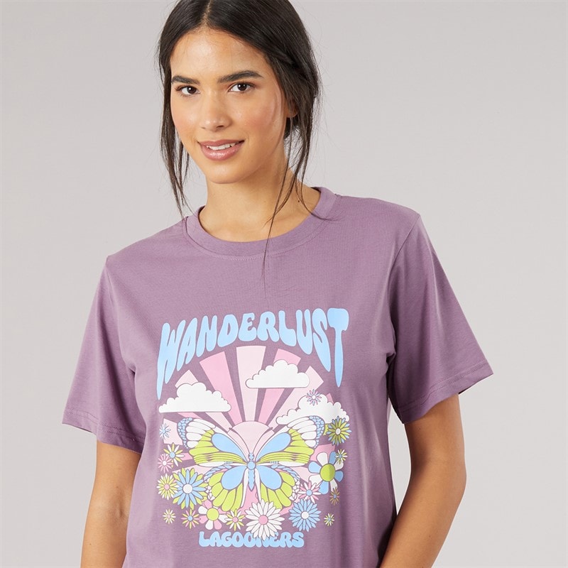 Womens Wren T-Shirt Grape - Image 3