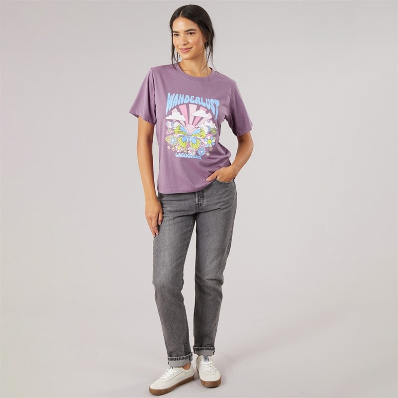 Womens Wren T-Shirt Grape - Image 4