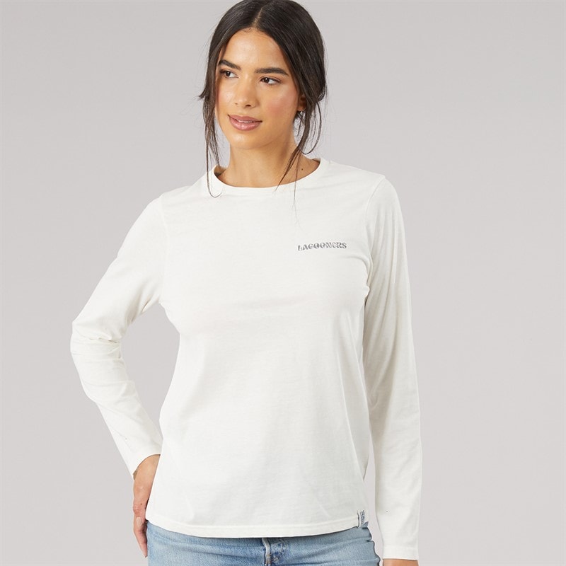 Womens Breeze Long Sleeve T-Shirt Ecru - Image 2