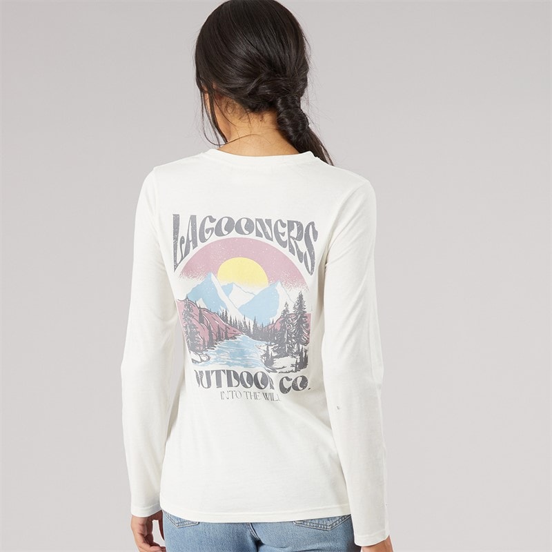 Womens Breeze Long Sleeve T-Shirt Ecru - Image 3