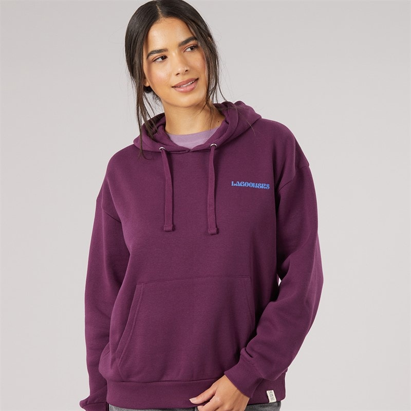 Womens Rosethorn Hoodie Dark Purple - Image 2