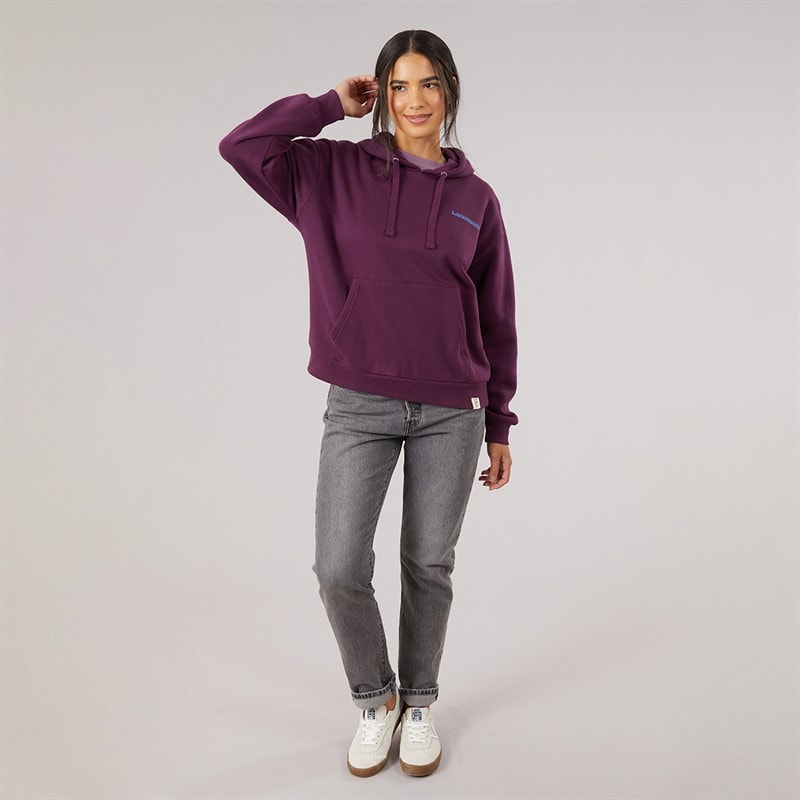 Womens Rosethorn Hoodie Dark Purple - Image 4