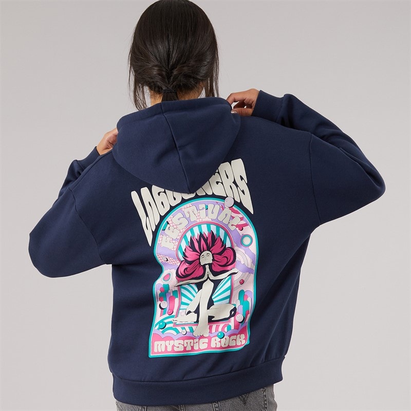 Womens Elbmy Hoodie Navy - Image 3